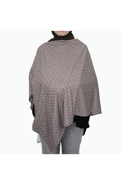 Monogram Maternity Nursing Cover Printed Cotton Spandex In Green